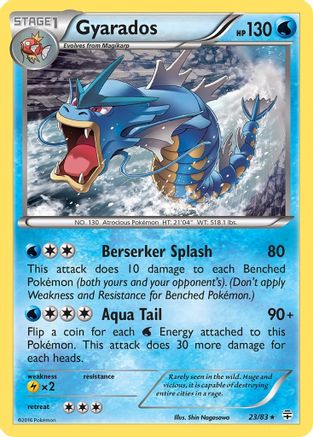 Gyarados 023/83 - Reverse Holofoil Generations - Rare