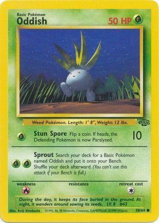 Oddish 058/64 - Unlimited Jungle - Common