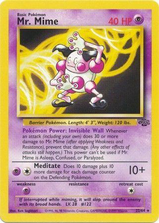 Mr. Mime (22) 022/64 - Unlimited Jungle - Rare