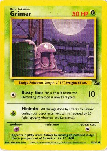 Grimer 048/62 - Unlimited Fossil - Common