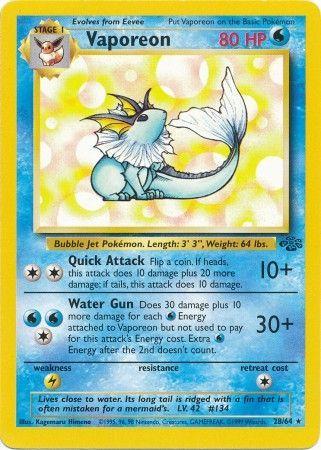 Vaporeon (28) 028/64 - Unlimited Jungle - Rare