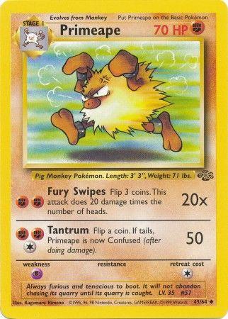 Primeape 043/64 - Unlimited Jungle - Uncommon