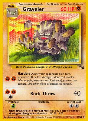 Graveler 037/62 - Unlimited Fossil - Uncommon