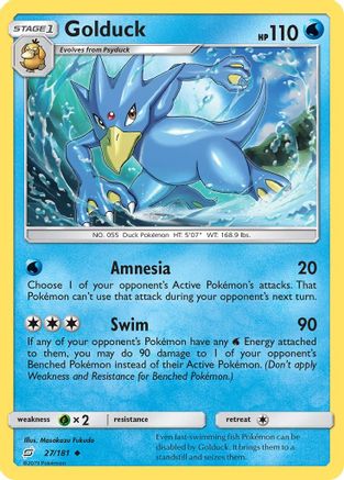 Golduck 027 SM Team Up - Uncommon