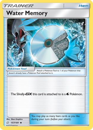 Water Memory 157 SM Team Up - Uncommon