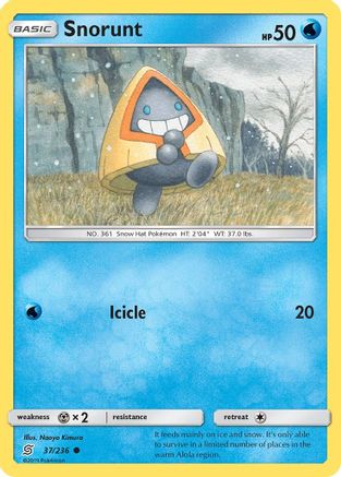 Snorunt 037/236 SM Unified Minds - Common