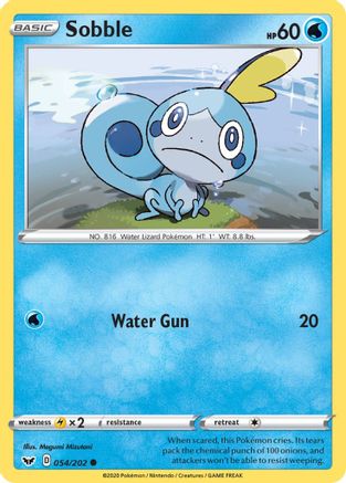 Sobble (054) 054/202 SWSH01 Sword & Shield Base Set - Common