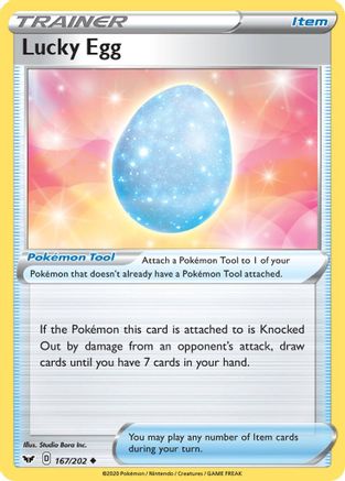 Lucky Egg 167/202 SWSH01 Sword & Shield Base Set - Uncommon