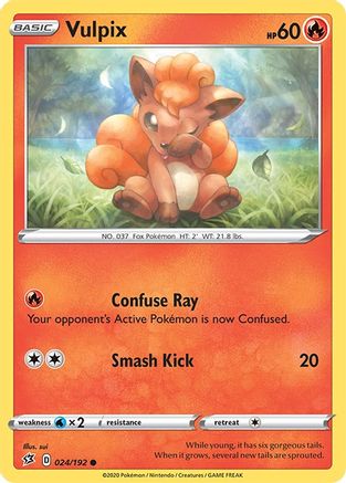 Vulpix 024/192 SWSH02 Rebel Clash - Common