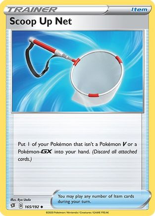 Scoop Up Net 165/192 - Reverse Holofoil SWSH02 Rebel Clash - Uncommon