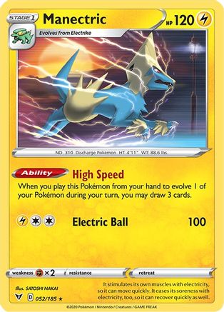 Manectric 052/185 SWSH04 Vivid Voltage - Rare