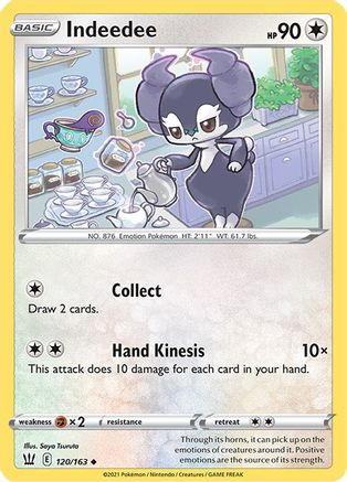 Indeedee 120/163 SWSH05 Battle Styles - Uncommon