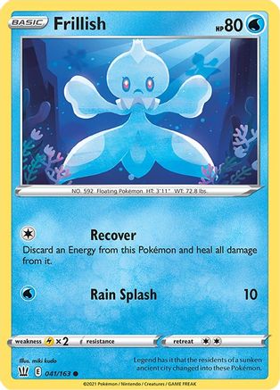 Frillish 041/163 SWSH05 Battle Styles - Common