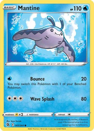 Mantine 061/264 SWSH08 Fusion Strike - Common