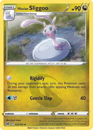 Hisuian Sliggoo 133/196 SWSH11 Lost Origin - Uncommon