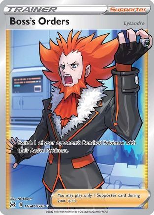 Boss's Orders TG24/TG30 - Holofoil SWSH11 Lost Origin Trainer Gallery - Ultra Rare