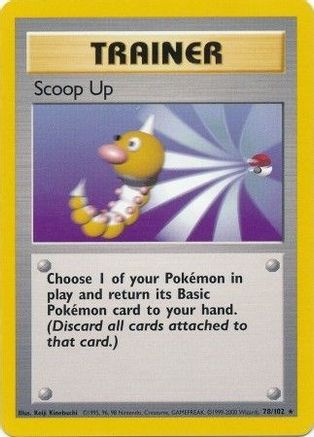 Scoop Up 078/102 Base Set - Rare