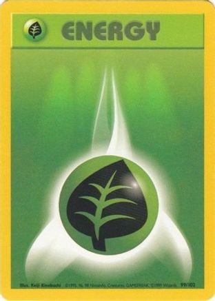 Grass Energy 099/102 Base Set - Common