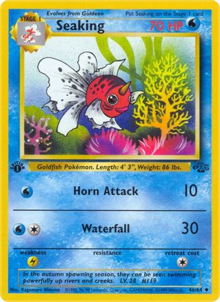 Seaking 046/64 - 1st Edition Jungle - Uncommon