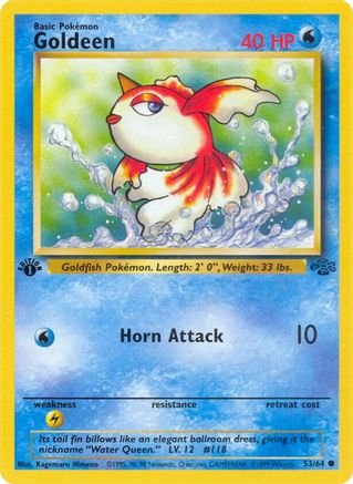 Goldeen 053/64 - 1st Edition Jungle - Common