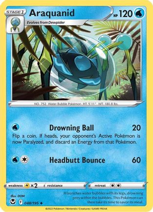 Araquanid 048/195 SWSH12 Silver Tempest - Uncommon