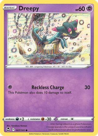 Dreepy 087/195 SWSH12 Silver Tempest - Common