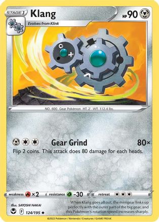 Klang 124/195 SWSH12 Silver Tempest - Uncommon