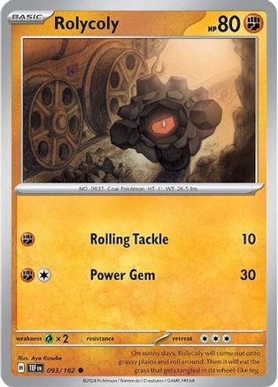 Rolycoly 093/162 SV05 Temporal Forces - Common