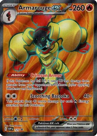 Armarouge ex 125 - Holofoil SV Scarlet & Violet Promo Cards - Promo