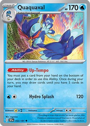 Quaquaval 052/191 SV08 Surging Sparks - Uncommon