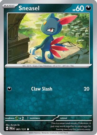 Sneasel 061/131 SV Prismatic Evolutions - Common