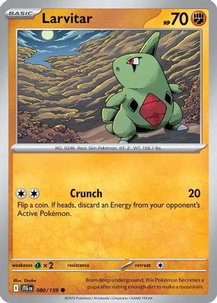 Larvitar 080/159 SV09 Journey Together - Common