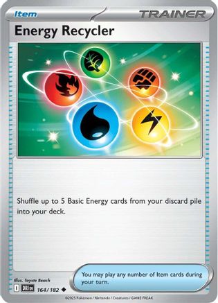 Energy Recycler 164/182 SV10 Destined Rivals - Uncommon