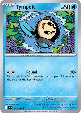 Tympole 019/086 SV Black Bolt - Common