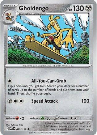 Gholdengo 099/132 ME01 Mega Evolution - Uncommon