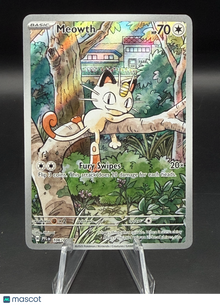 2025 Pokemon ME02: Phantasmal Flames Meowth Illustration Rare #106/094 - NM