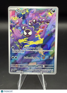 Pokemon 2024 Temporal Forces Gastly Illustration Rare #177/162 - NM [BLISS]