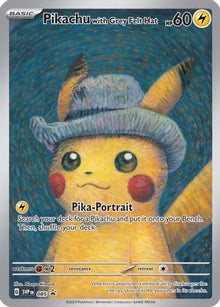 Pikachu with Grey Felt Hat 085  SV Scarlet & Violet Promo Cards - Promo