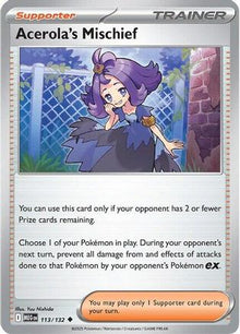 Acerola's Mischief 113/132  - Reverse Holofoil ME01 Mega Evolution - Uncommon