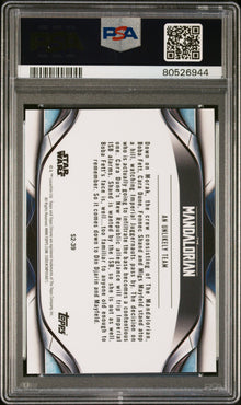 An Unlikely Team 2022 Topps Chrome Star Wars Mandalorian #39 Refractor PSA 10