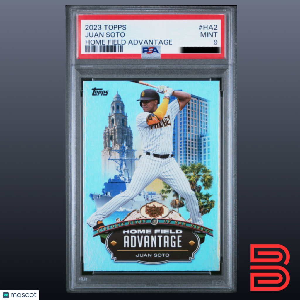 Juan Soto 2023 Topps #HA2 Home Field Advantage PSA 9